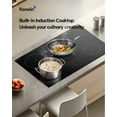 thumbnail image 6 of Induction Cooktop 30 Inch, Build-in 4 Burners Electric Stove Top, 9 Power Settings, Max 7800W, Sensor-Control Induction Hob with Multiple Safety Protections, Compatible with Magnetic Cookers, 6 of 9