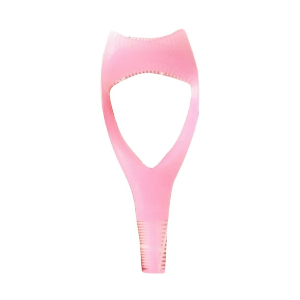 Vogacara Mascara Herramienta de maquillaje Cosmético Lash Mano de obra fina 3 en 1 Accesorios auxiliares multifuncionales para dama Pestañas de Difuminador de ojos Rosado Vogacara CE000341-01
