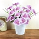 thumbnail image 2 of Vorcool 20pcs 9cm mariposas artificiales orquídeas de seda cabezas de flores realistas para la decoración de bodas en el hogar, 2 of 7