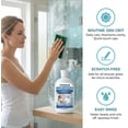 thumbnail image 3 of Hard Water Stain Remover Paste with Polishing Pads – Calcium & Limescale Cleaner for Shower Glass, Shower Doors & Tiles, Includes 800 & 1200 Grit Pads, 500ml,16.9fl oz, 3 of 9