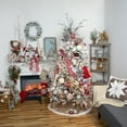 thumbnail image 3 of Northlight Wood Framed Christmas Tree Cut Out Wall Hanging Decoration - 13.75", 3 of 5