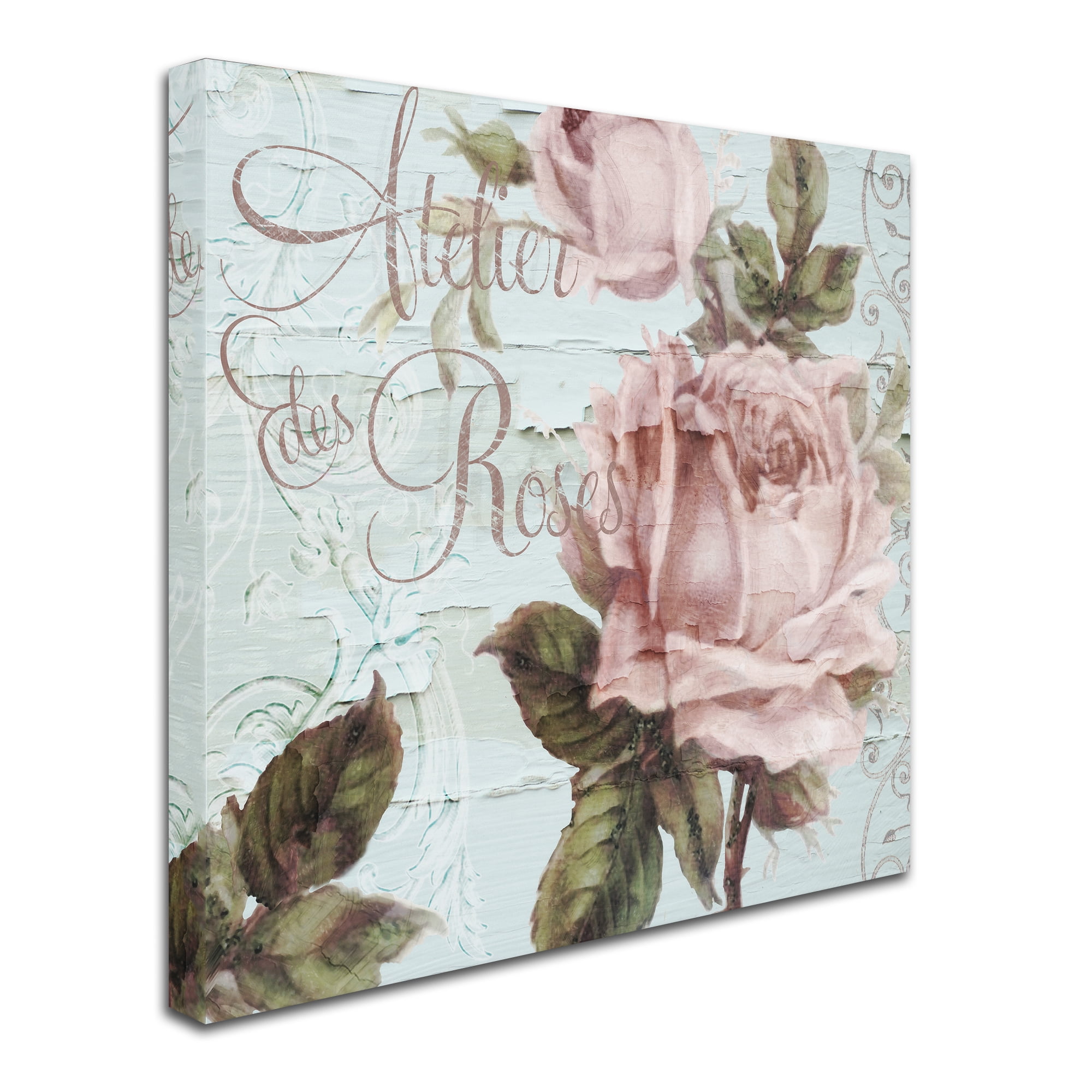 Trademark Fine Art "Atelier De Roses" Canvas Art by Color Bakery