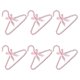 thumbnail image 2 of 6pcs Cute Plastic Baby Hangers for Closet Baby Girl Hangers Infant Hangers Small Hangers for Clothes Plastic Coat Hanger Organizer, 2 of 4