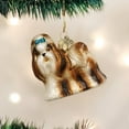 thumbnail image 4 of Old World Christmas Dog Collection Glass Blown Ornaments for Christmas Tree Shih Tzu, Brown, 4 of 6
