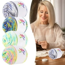 1X Ball of Yarn Hand Knitting Colorful Needlework Fashion Cotton Yarn Dyed Thread Yarn for Hand Knitting Crochet Diy Projects Diy Knitting Diy