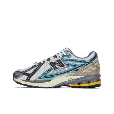 

NB official NB 1906R Comfortable non-slip wear breathable low top casual running shoes for men and women in beige blue