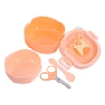thumbnail image 1 of Luxshiny 1Pack Silicone Practice Feeding Bowls With Microwave Safe Material For Home Use Orange, 1 of 8