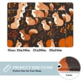 thumbnail image 2 of Squirrel Non-Slip Polyester Chair Mat Floor Carpet Door Mat - Machine Washable, 2 of 6