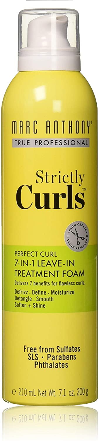 Marc Anthony Strictly Curls Perfect Curl 7-in-1 Leave-In Treatment Foam, 7.1 oz