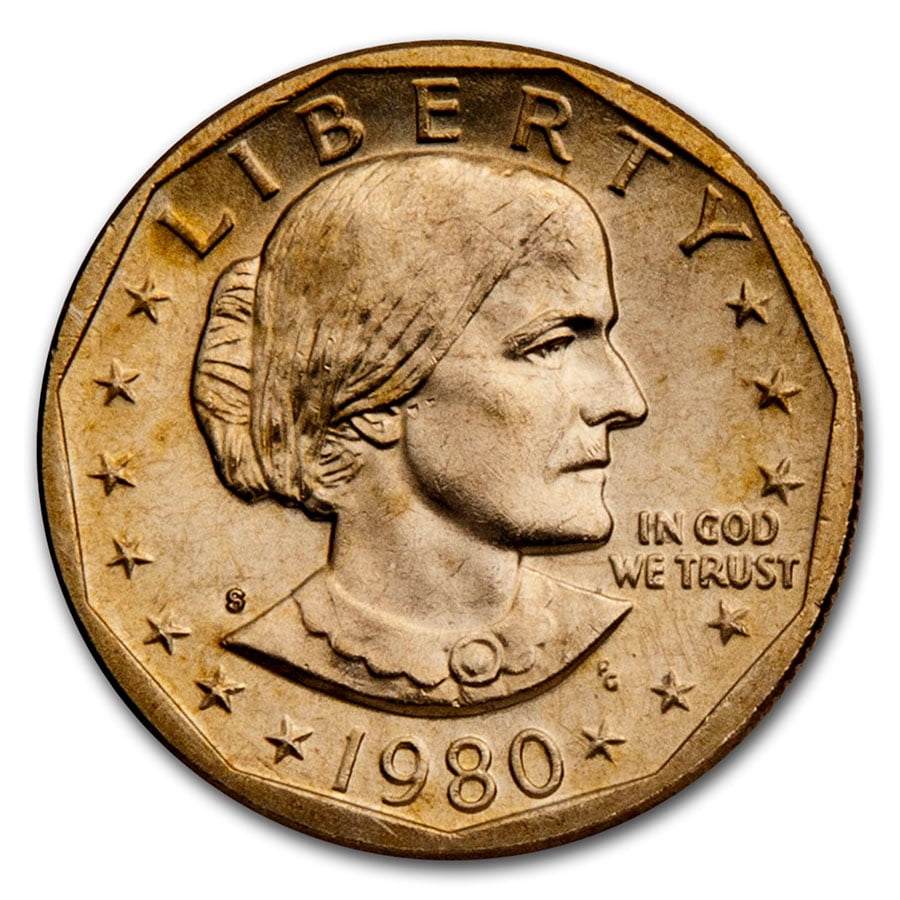 1980 S Susan B Anthony Dollar BU Walmart 1980-s-susan-b-anthony-dollar-bu-walmart