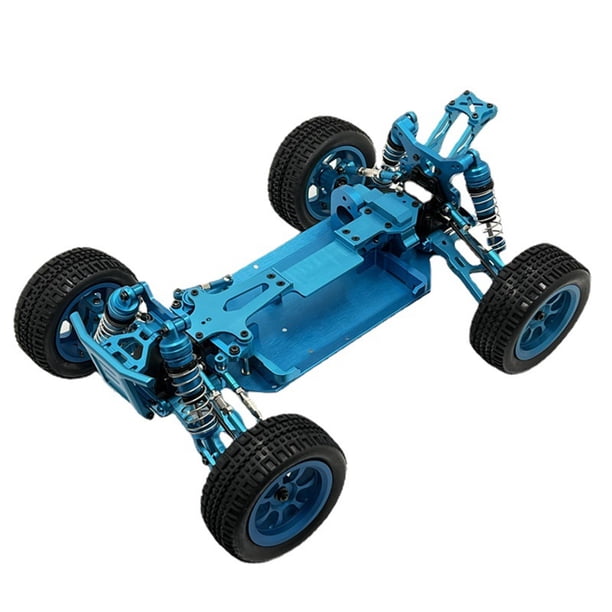 Bewildely 1/14 coche de Control remoto Marco de Metal modificado diferenciales mejorados pieza de repuesto montar accesorios de conjunto de automóviles Kits de construcción modelo Azul Bewildely FN010379-02
