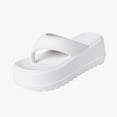 thumbnail image 6 of Women Platform Flip Flops Soft Lightweight Sandals for Gift Cleaning Bathing 40 To 41, 6 of 8