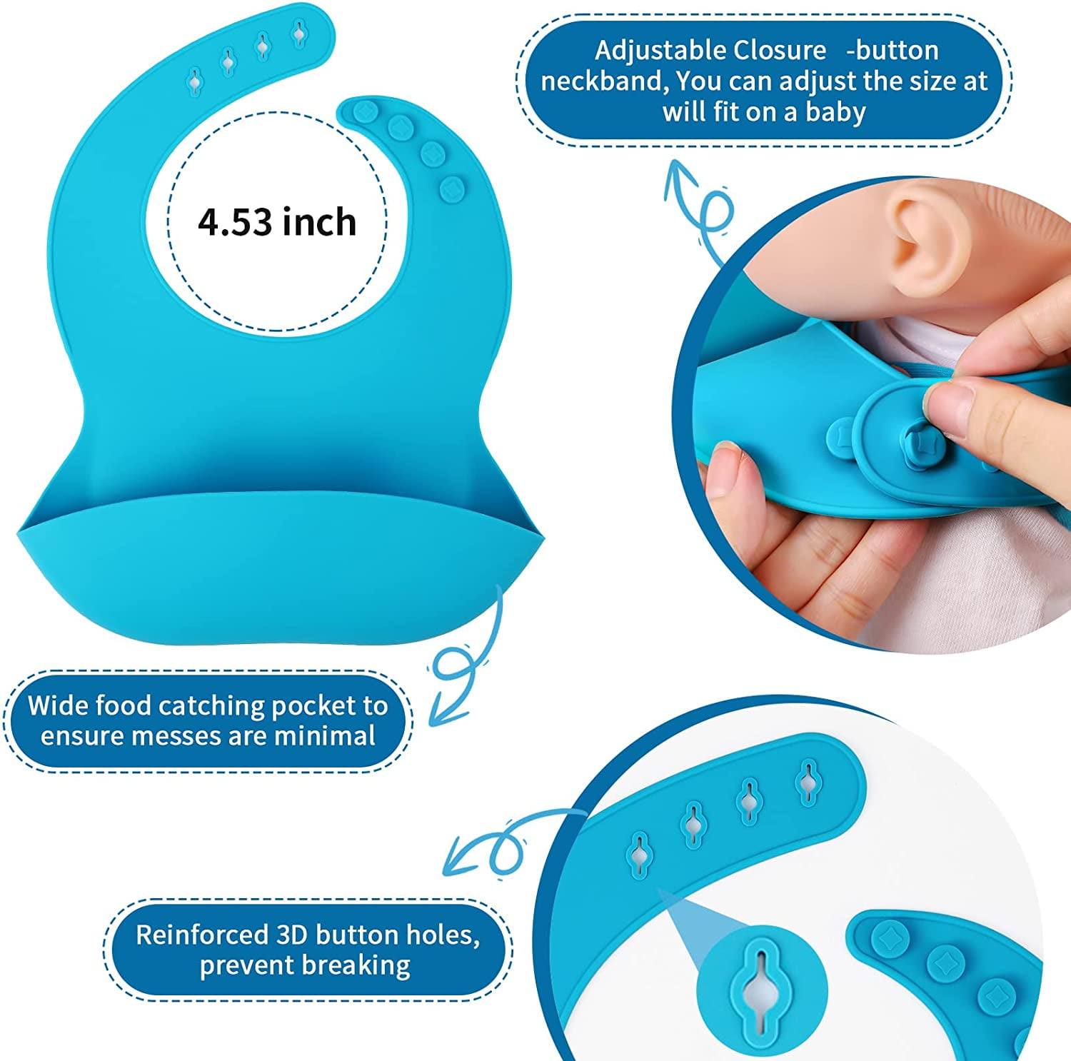 ANARI Baby Led Weaning Supplies  Divided Silicone Suction Toddler