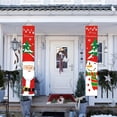 thumbnail image 5 of Christmas Decorations Outdoor Indoor, Believe and Merry Christmas Banner, Christmas Porch Sign for Home Indoor Exterior Front Door Yard Living Room Wall Apartment Party, Durable Christmas Decor, 5 of 6