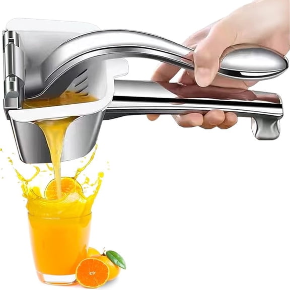 Xuet Stainless Steel Manual Citrus Juicer, Hand Press Lemon Squeezer