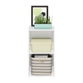 thumbnail image 4 of Librería Furinno Luder con forma de cubo de 2 niveles, color blanco, 4 of 5