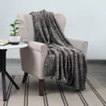 thumbnail image 2 of Martex Easy Living Rune All Gray Throw, 2 of 4