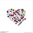thumbnail image 2 of Gallery Pops Sanrio Hello Kitty - Jungle Paradise Heart Canvas Wall Art, Unframed Version, 12" x 12", 2 of 4