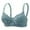 Blue, variant on Sports Bras for Women Casual Adjustable Breathable Gathering No Steel Ring Brown M