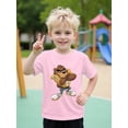 thumbnail image 4 of T-Shirt Graphique Ours Rugby pour Garçons - Coton Doux à Manches Courtes, Orange Vif, Décontracté, Col Rond, Léger et Confortable pour Tous les Jours / Style Décontracté d'Été / Coton, 4 of 7