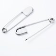 thumbnail image 4 of Tool Gadget Imperdibles de seguridad grandes, 5 PCS Imperdibles de seguridad de acero inoxidable grandes, Imperdibles de seguridad XL enormes y fuertes plateados, Lavandería extra grande, 4 of 5