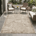 thumbnail image 2 of KUETH Modern 5x7 Area Rugs for Living Room, Non Slip Machine Washable Retro Rugs, Low Pile Chenille Print Rug for Bedroom, Dining Room, Home Office, 2 of 7