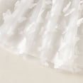 thumbnail image 4 of Staki Newborn Baby Girl Flower Dress Toddler Boho Tutu Tulle Dress Princess Wedding Birthday Party Dresses for Girls(White,18-24 Months), 4 of 9