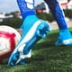 thumbnail image 2 of Cleats Men Soccer Shoes Outdoor Indoor Training Adult Football Shoes Grass Training Match Sport Sneakers Blue 42, 2 of 4
