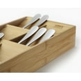 thumbnail image 4 of Joseph Joseph DrawerStore Bamboo Drawer Organizer for Silverware, Cutlery & Flatware, 4 of 5