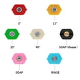 thumbnail image 3 of jinwen 7Pcs Power High Pressure Washer Spray Nozzle Tips Variety Degree 1/4 inch Quick, 3 of 9