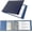 Royal Blue, variant on 3 Rings Business Check Binder for End-Stub Deskbook Checks, Fit 3 & 9 Holes Check Faux Leather (11 1/4" x 9") (Royal Blue)