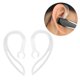 thumbnail image 3 of Auriculares portátiles compatibles con Bluetooth con gancho para la oreja de silicona suave transparente, 2 piezas, 3 of 4