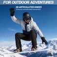 thumbnail image 5 of FEN AI Fleece Lined Hiking Snow Pants for Men Waterproof Warm Softshell Trousers Ski Pants Windproof Cargo Pants for Winter Outdoor, 5 of 8