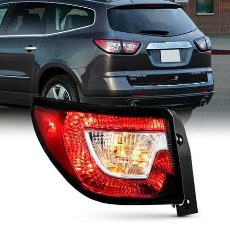 AKKON - Fit 2013 2014 2015 2016 2017 Chevy Traverse Halogen Type Tail Light Outer Brake Lamp Assembly OE Style Driver Left Side