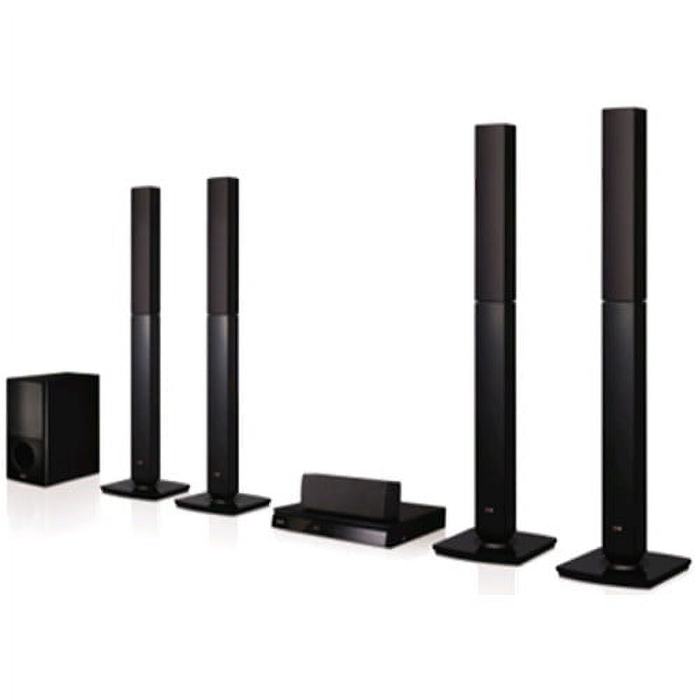 LG LHD657 Bluetooth Multi Region Free 5.1-Channel Home Theater Speaker System w/ Free HDMI Cable, 110-240 Volt