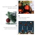 thumbnail image 3 of Adornos de bolas de Navidad Set Árbol de Navidad Decoraciones de temporada para la decoración del banquete de boda de vacaciones Zhivalor CPB-CJZ388-6, 3 of 7