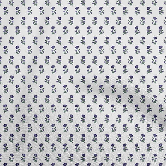 oneOone Velvet Purple Fabric Asian Floral Block Sewing Craft Projects Fabric Prints By Yard 58 Inch Wide