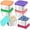 color1, variant on 6Pack Stainless Steel Snack Containers for Kids, Easy Open Leak Proof Metal Toddler Snack Containers with Silicone Lids, Stackable Metal Toddler Lunch Box for Daycare, School and Travel (6oz)