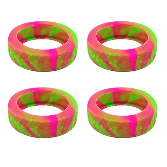 Harlier 4 Pack Luggage Wheel Covers, Silicone Silent Luggage Wheel Protector Covers For Carry-On Luggage With Spinner, Luggage Compartment Wheel Protection Cover