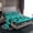 Black Teal Grey, variant on Homewish Retro Cottage King Sheet Set, 4Pcs Lake House Rustic Vintage Cabin Microfiber Bedding