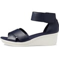 thumbnail image 2 of Naturalizer Women's Riviera Sandal Heeled Navy Blue Leather 11W, 2 of 5