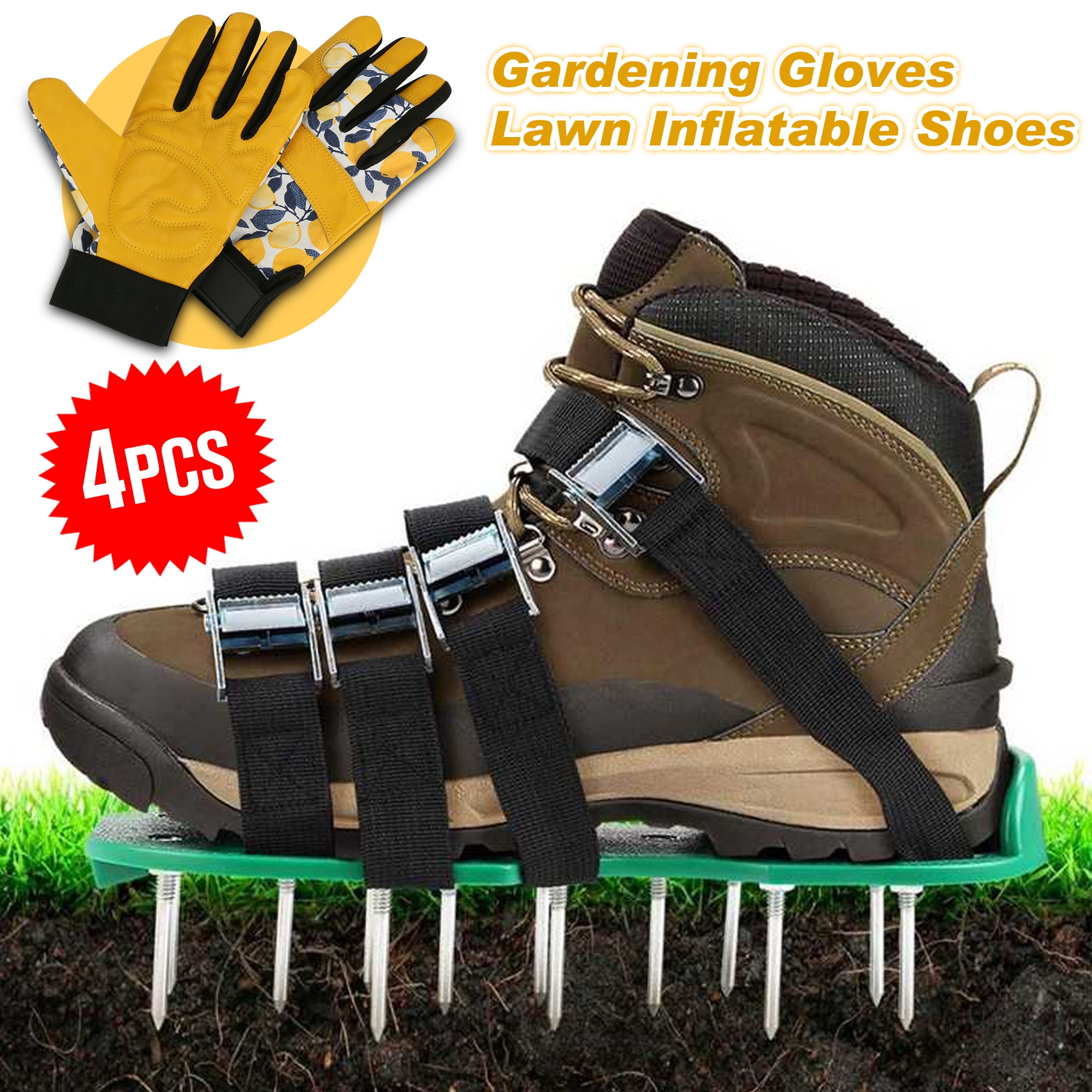 ABCOSPORT Lawn Aerator Spike Shoes, 