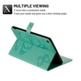thumbnail image 5 of Dteck Folio Case for Samsung Galaxy Tab S6 Lite 10.4-inch 2020 SM-P610 P615, Embossed Butterfly PU Leather Folio Stand Case with Card Holders Cover, Green Butterfly, 5 of 6