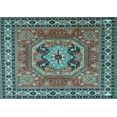 thumbnail image 1 of Ahgly Company Indoor Rectangle Persian Light Blue Traditional Area Rugs, 3' x 5', 1 of 4