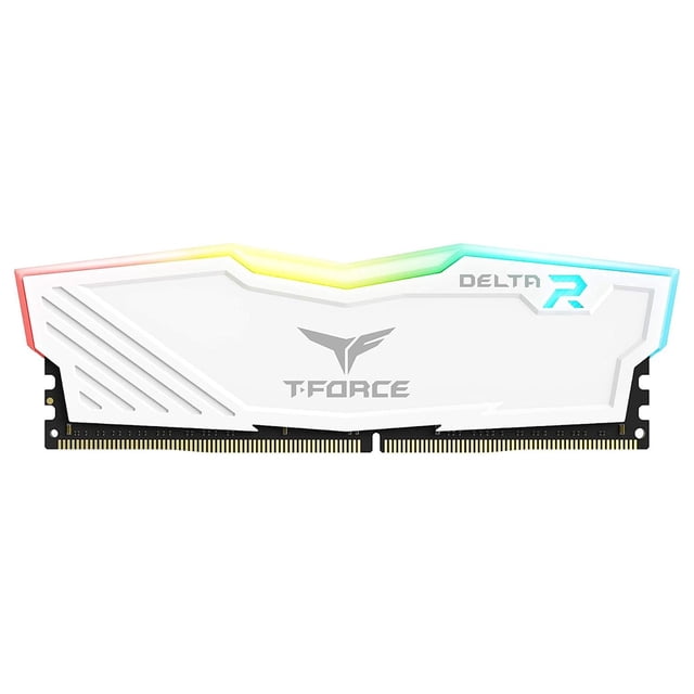 Memoria RAM DDR4 32GB 3200MHz TEAMGROUP T-FORCE DELTA RGB 1x32GB Blanco