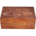 thumbnail image 2 of Handcrafted Vintage Car Wooden Cremation Urns for Human Ashes Adult Large - Tree of Life Funeral Urn Box - Burial Urns for Columbarium (250 LB - Rosewood, Love), 2 of 4