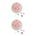 thumbnail image 2 of maskred 1/2/3/5 Art Crystal Flower Shining Rhinestone Pearl Sequin Rhinestone Manicure Decoration No.1 2PCS, 2 of 6