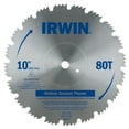 thumbnail image 2 of IRWIN Tools Classic Series Steel Table / Miter Circular Saw Blade, 10-Inch, 80T (11670), 2 of 2