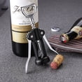 thumbnail image 4 of SHAR （Black）Winged Stainless Steel Corkscrew, 4 of 5