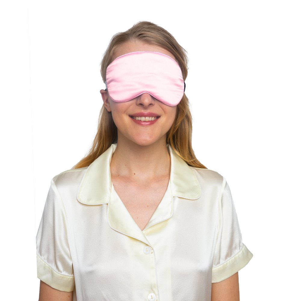 MYK Silk Sleeping Eyemask, Filled with Pure Mulberry Silk, Napping